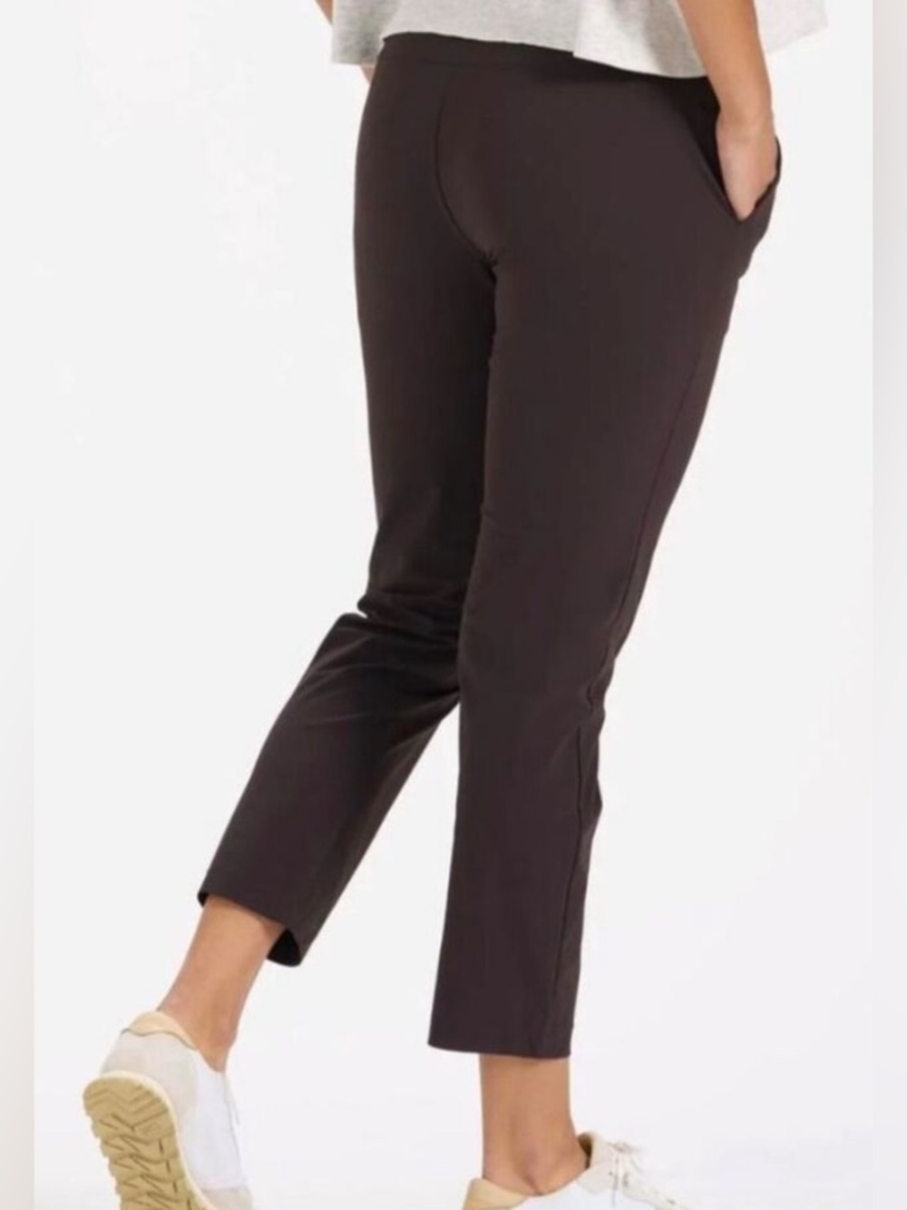Vuori Miles Ankle Pant Women's Performance Pants Dark Brown Espresso Plum Java - Picture 2 of 9